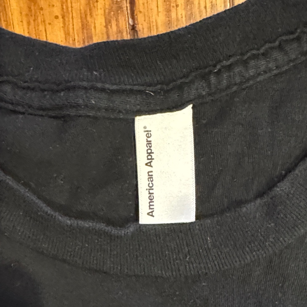 American Apparel Classically Trained Black T-Shirt - Picture 2 of 6